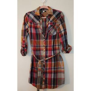 Western Plaid Dress